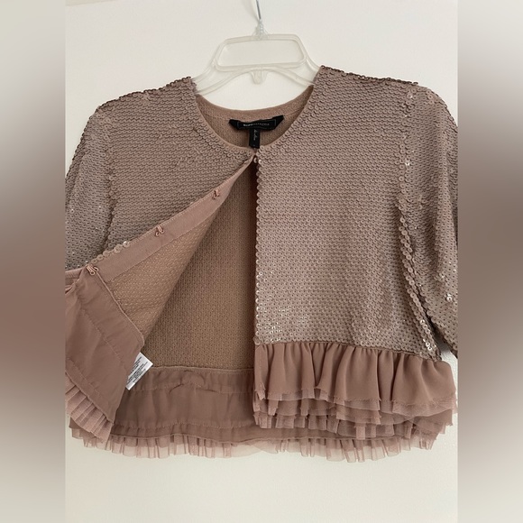 BCBG Sequin Crop Top - Picture 4 of 4